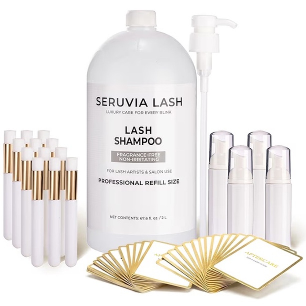 NEW – COMPLETE PROFESSIONAL LASH CLEANSER KIT ✨ 2L Bulk Eyelash Shampoo 💖